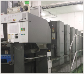 ハイデルベルク製5色印刷機