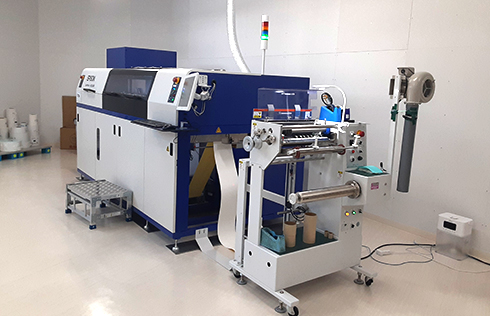 高画質のデジタルラベル印刷機（L-4733AW）を導入